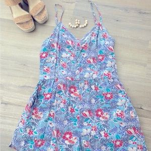 American Eagle Floral Romper XS